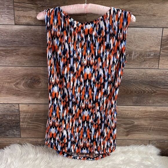 Josephine Studio Ruched Ladies Blouse Top, Size Petite Small, Multicolor - Picture 4 of 6